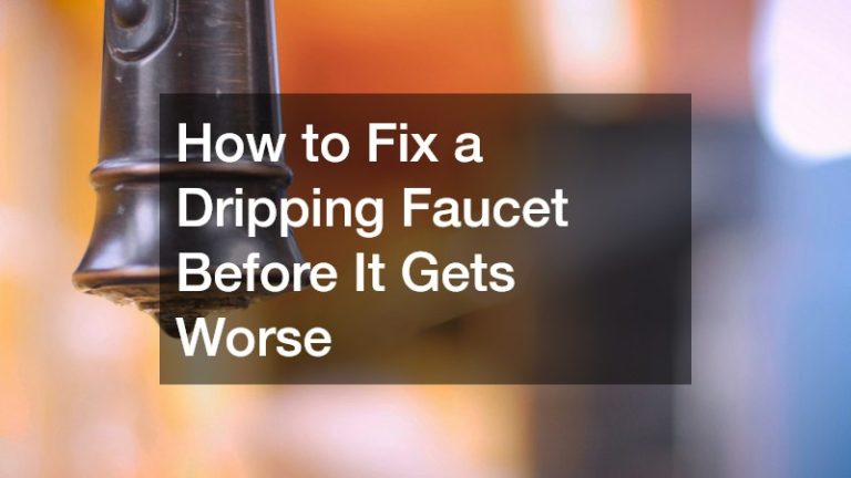 How to Fix a Dripping Faucet Before It Gets Worse